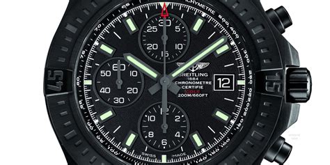 breitling black leather watch cases|breitling colt chronograph automatic blacksteel.